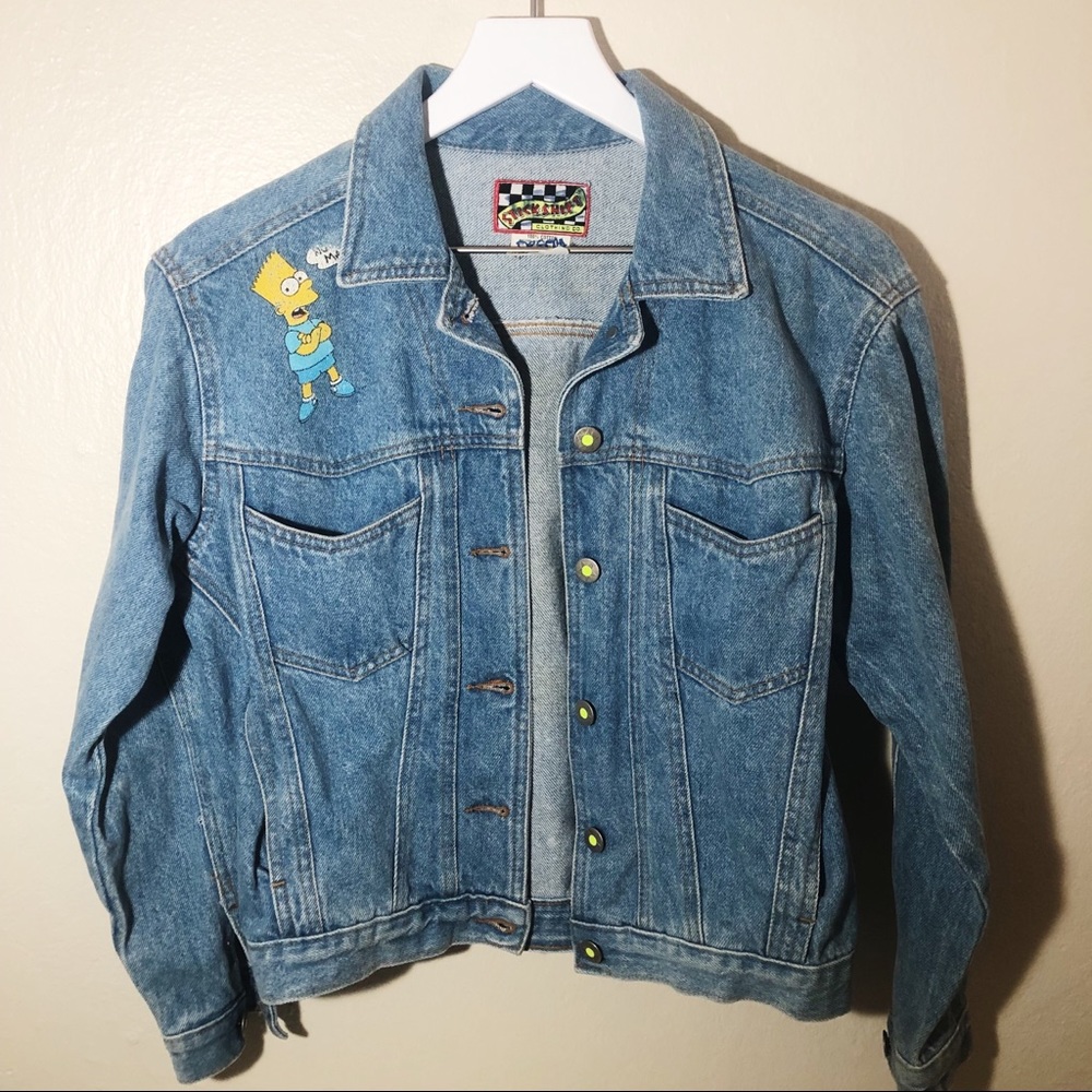 Stickshift Bart Simpson Denim Jacket